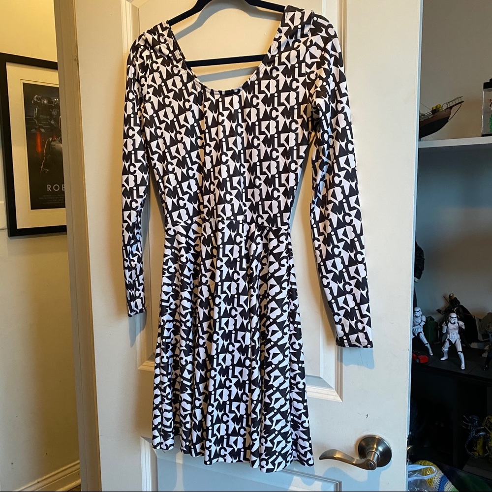 Black Milk Clothing Long sleeve Skater Dress
